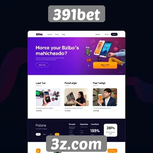 Avaliação do design e navegação do site 391bet